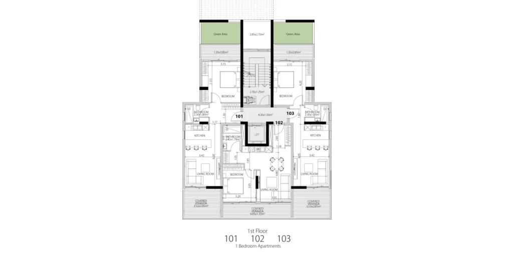 2 Bedroom Apartment for Sale in Limassol – Agios Nektarios