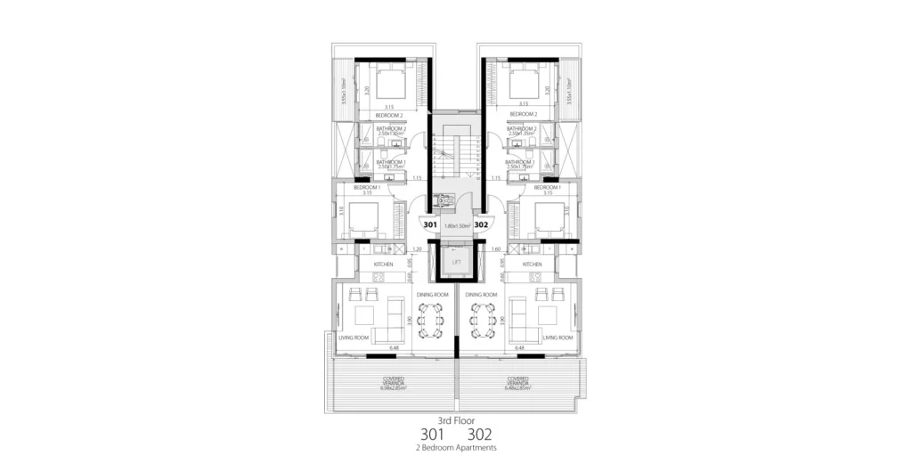 2 Bedroom Apartment for Sale in Limassol – Agios Nektarios