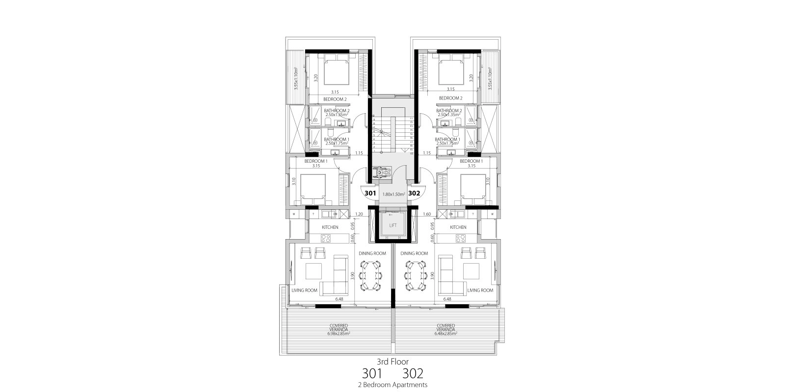 2 Bedroom Apartment for Sale in Limassol – Agios Nektarios