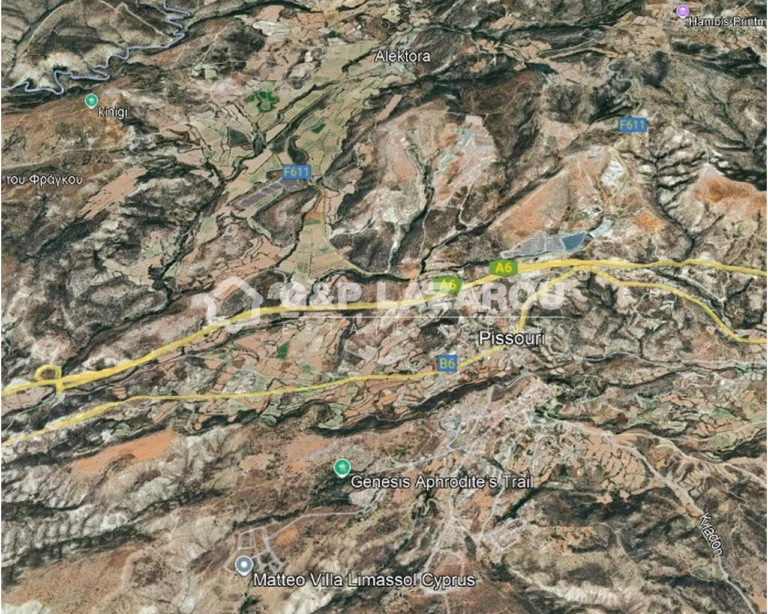 2,256m² Plot for Sale in Pissouri, Limassol District