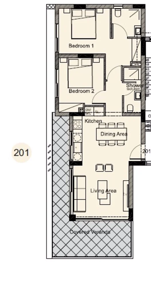 2 Bedroom Apartment for Sale in Paphos – Emba