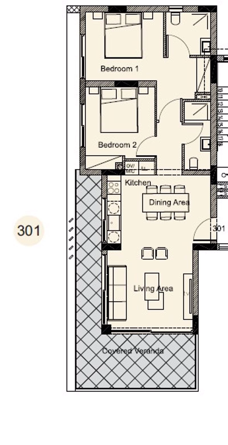 2 Bedroom Apartment for Sale in Paphos – Emba
