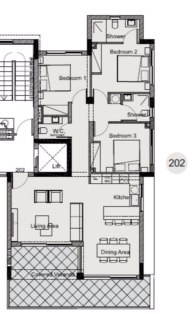3 Bedroom Apartment for Sale in Paphos – Emba