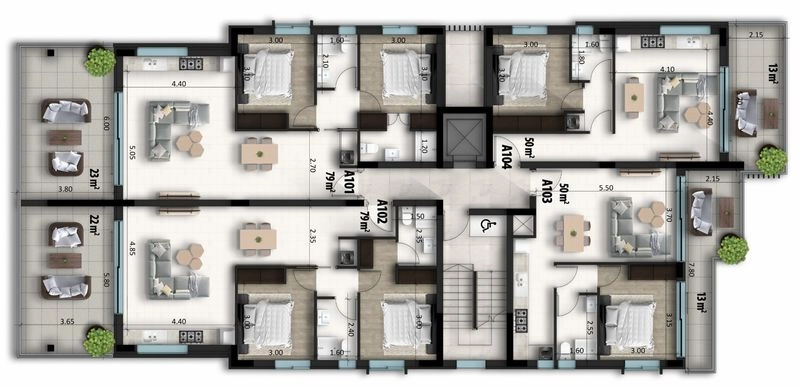 1 Bedroom Apartment for Sale in Livadia Larnakas, Larnaca District