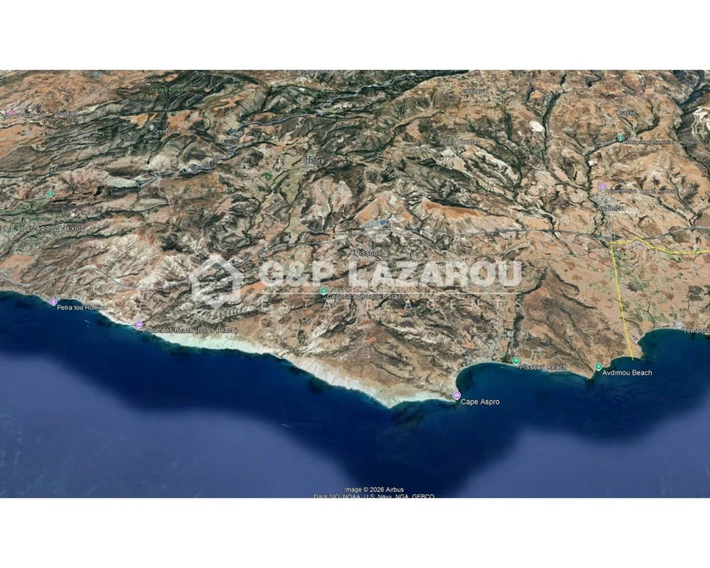 17,625m² Plot for Sale in Pissouri, Limassol District