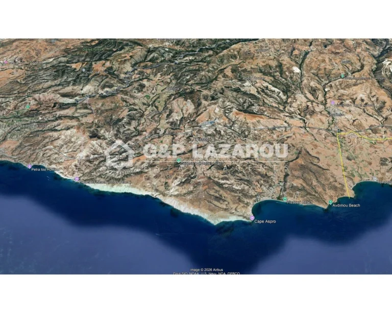 17,625m² Plot for Sale in Pissouri, Limassol District