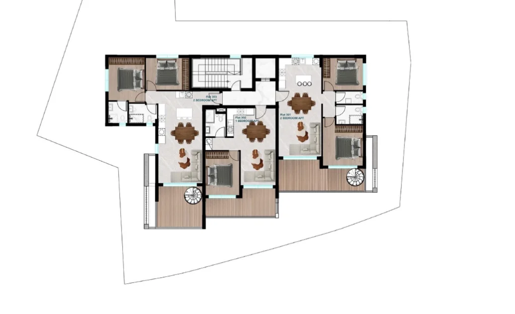 1 Bedroom Apartment for Sale in Agia Paraskevi, Limassol District