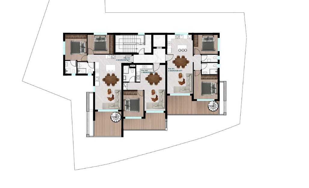 1 Bedroom Apartment for Sale in Agia Paraskevi, Limassol District