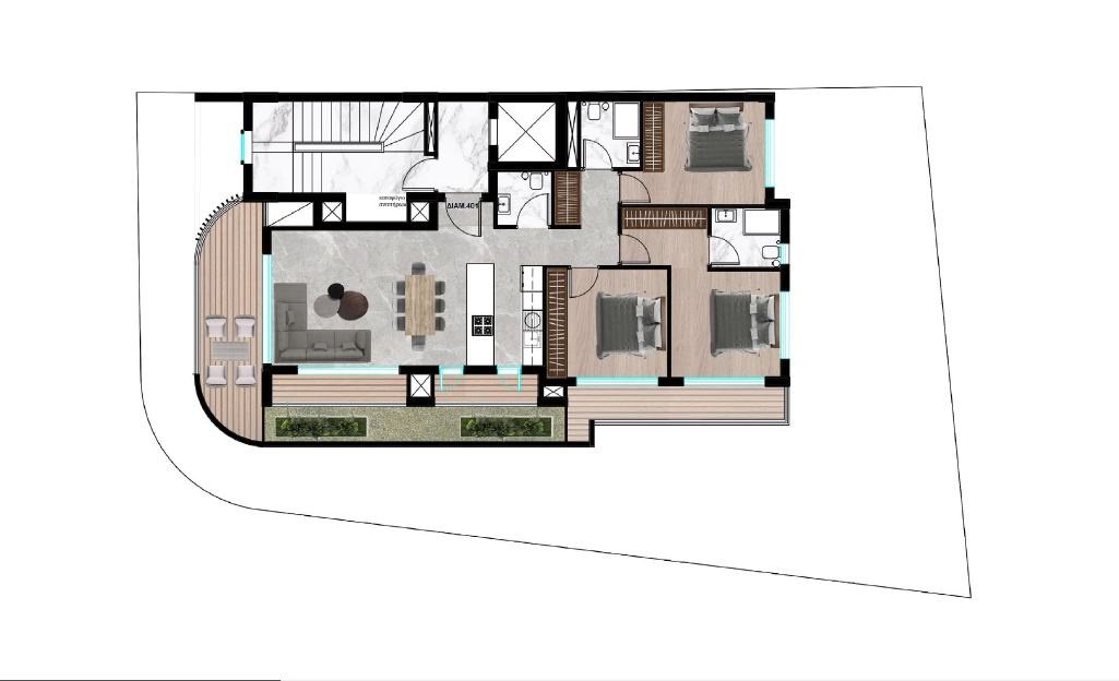 1 Bedroom Apartment for Sale in Limassol – Katholiki