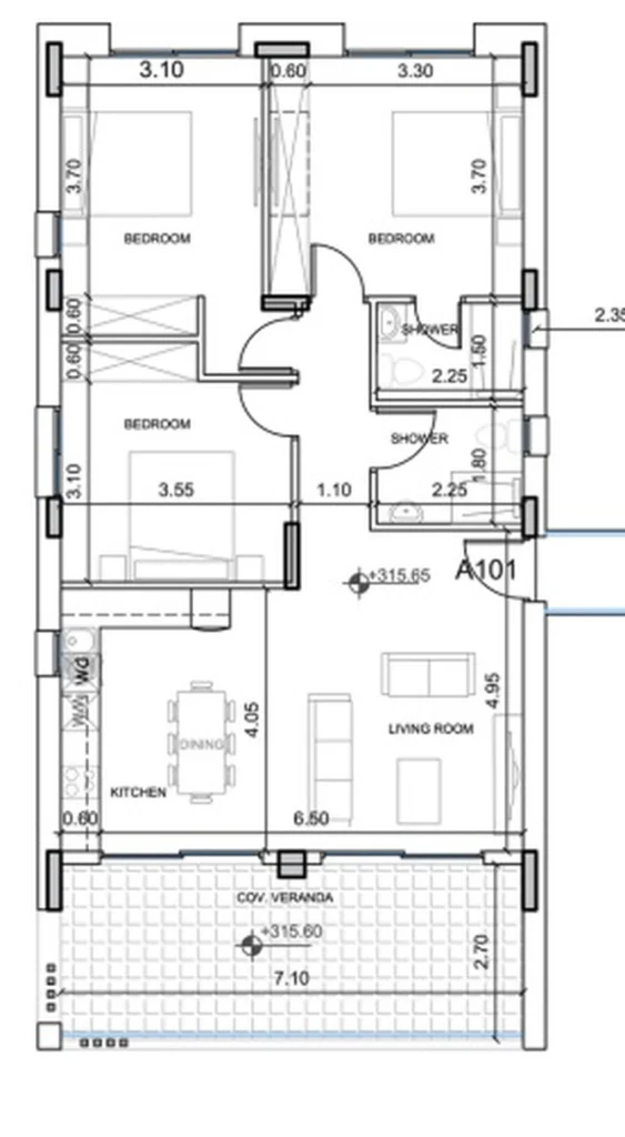 3 Bedroom Apartment for Sale in Tremithousa, Paphos District