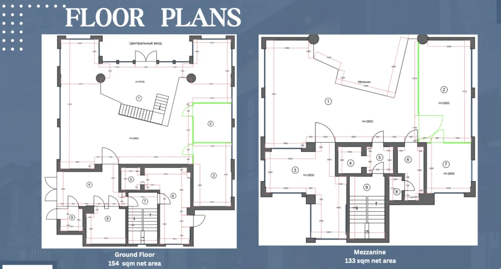 189m² Office for Rent