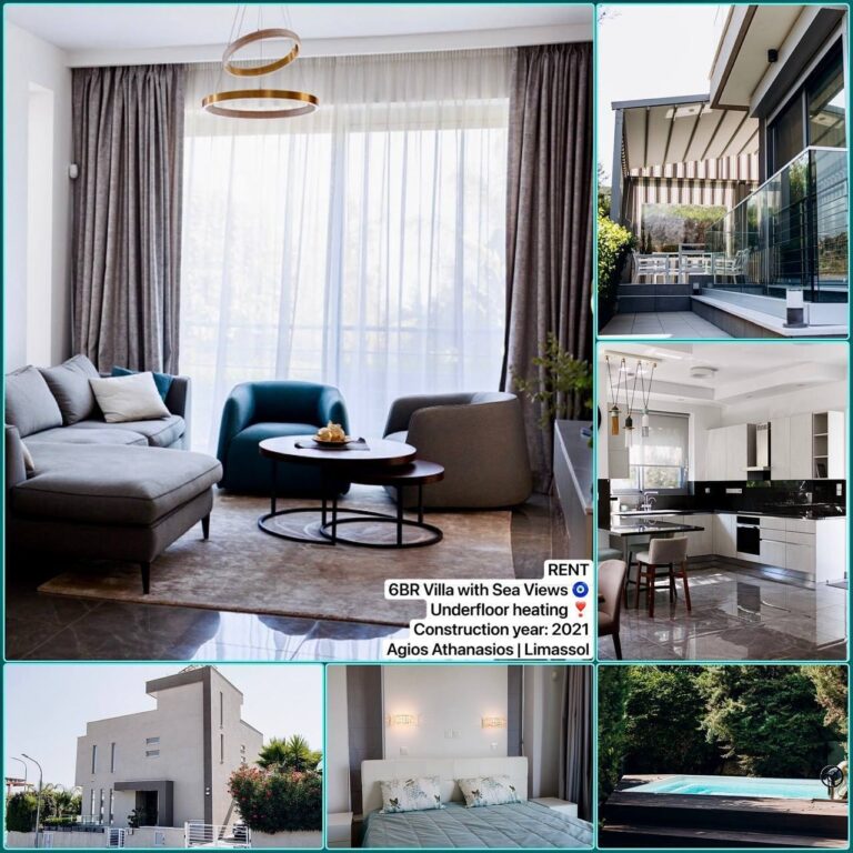6+ Bedroom House for Rent in Limassol – Agios Athanasios