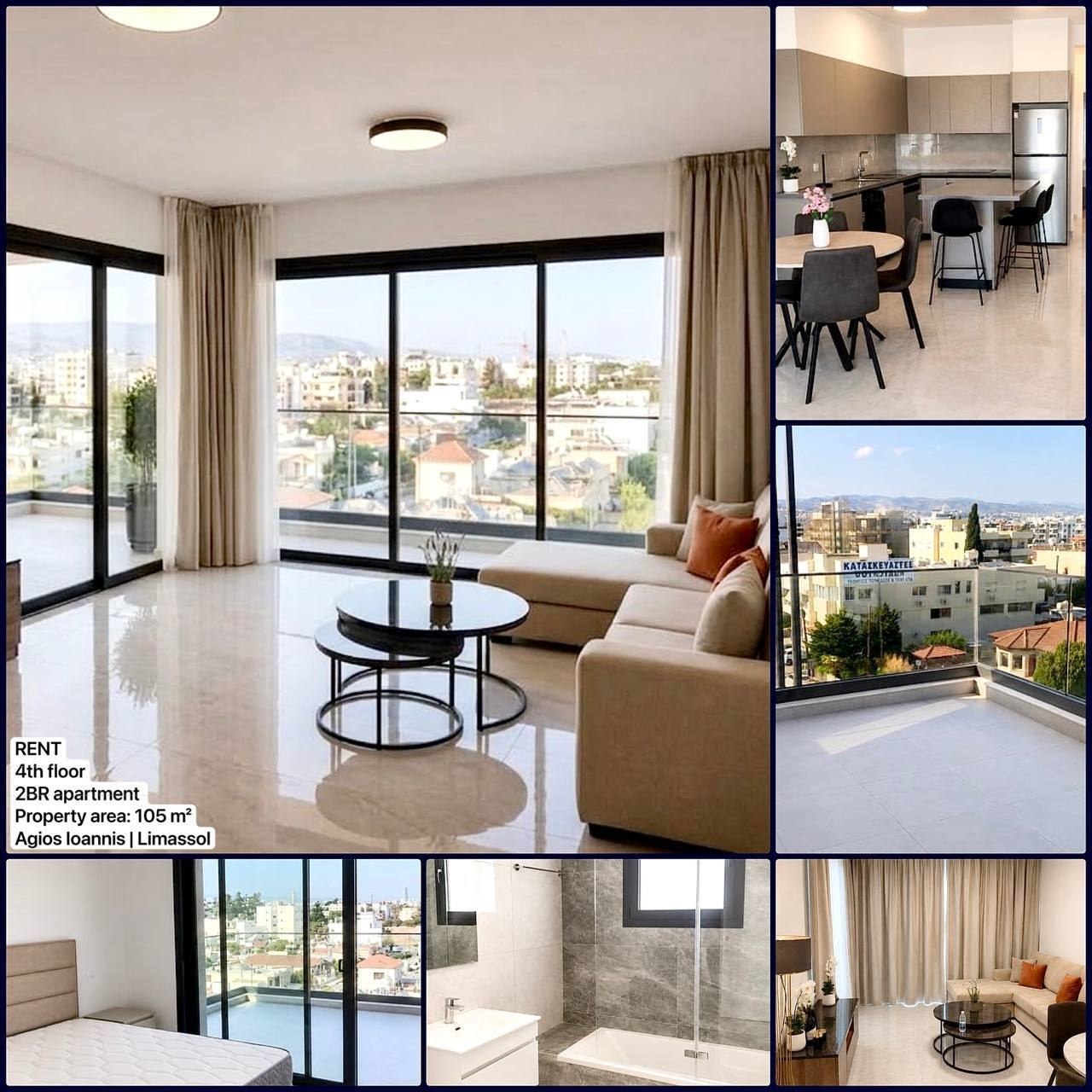 2 Bedroom Apartment for Rent in Limassol – Agios Ioannis