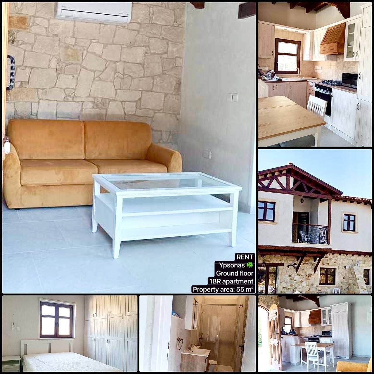 1 Bedroom Apartment for Rent in Ypsonas, Limassol District