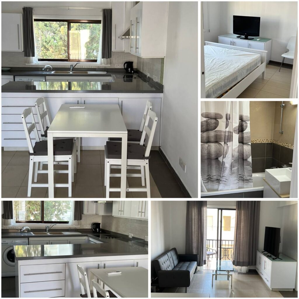 1 Bedroom Apartment for Rent in Germasogeia, Limassol District