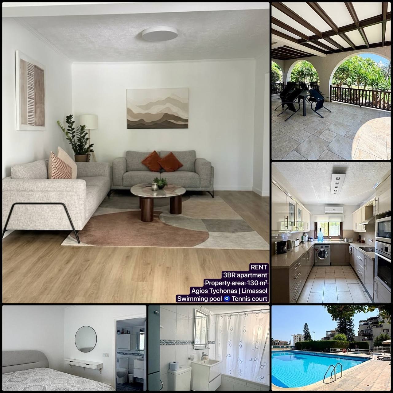 3 Bedroom Apartment for Rent in Limassol – Agios Antonios