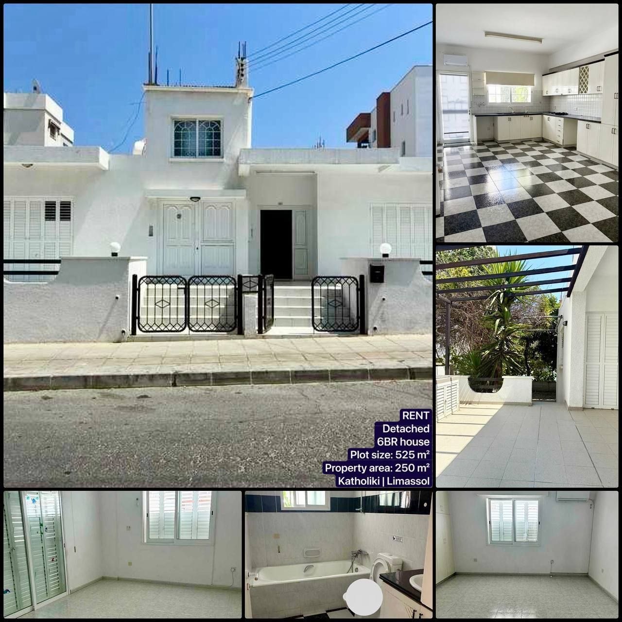 6+ Bedroom House for Rent in Limassol – Katholiki
