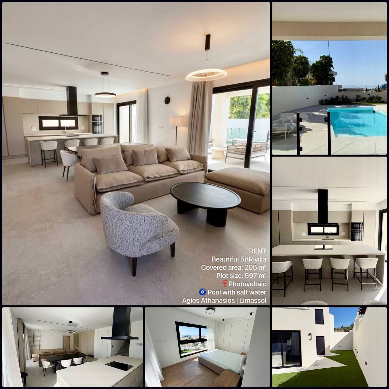 5 Bedroom House for Rent in Limassol – Agios Athanasios