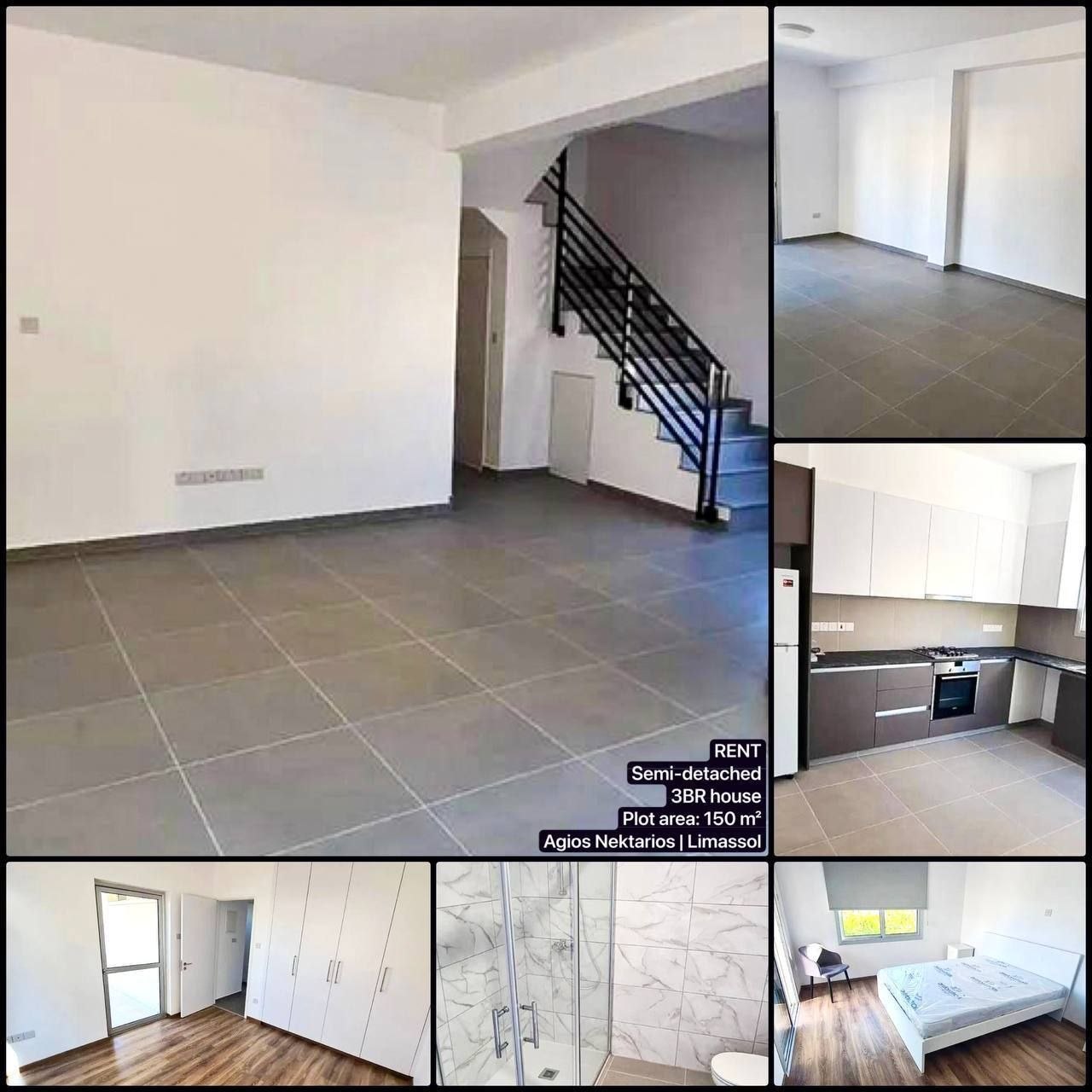 3 Bedroom House for Rent in Limassol – Agios Nektarios