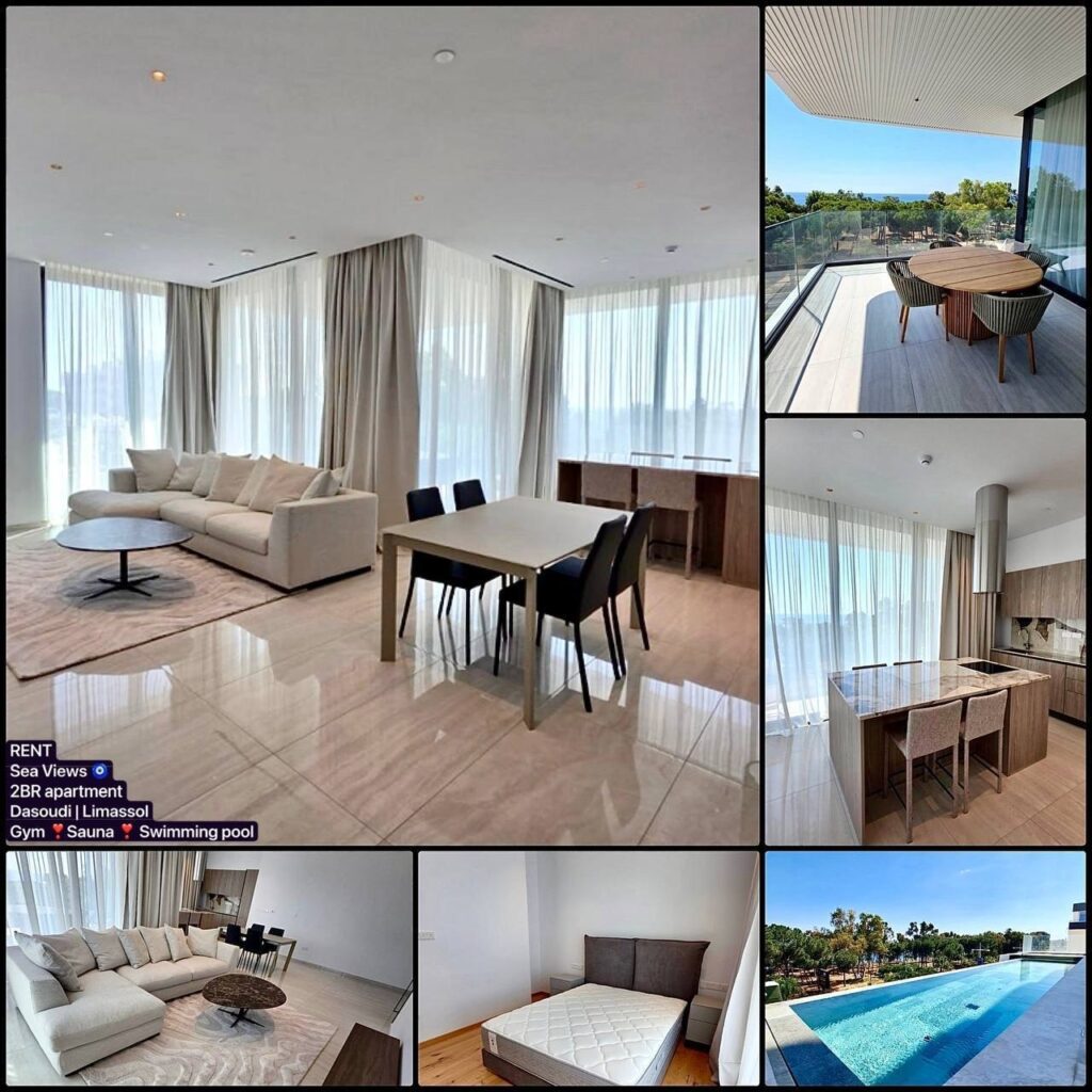 2 Bedroom Apartment for Rent in Limassol – Tsiflikoudia