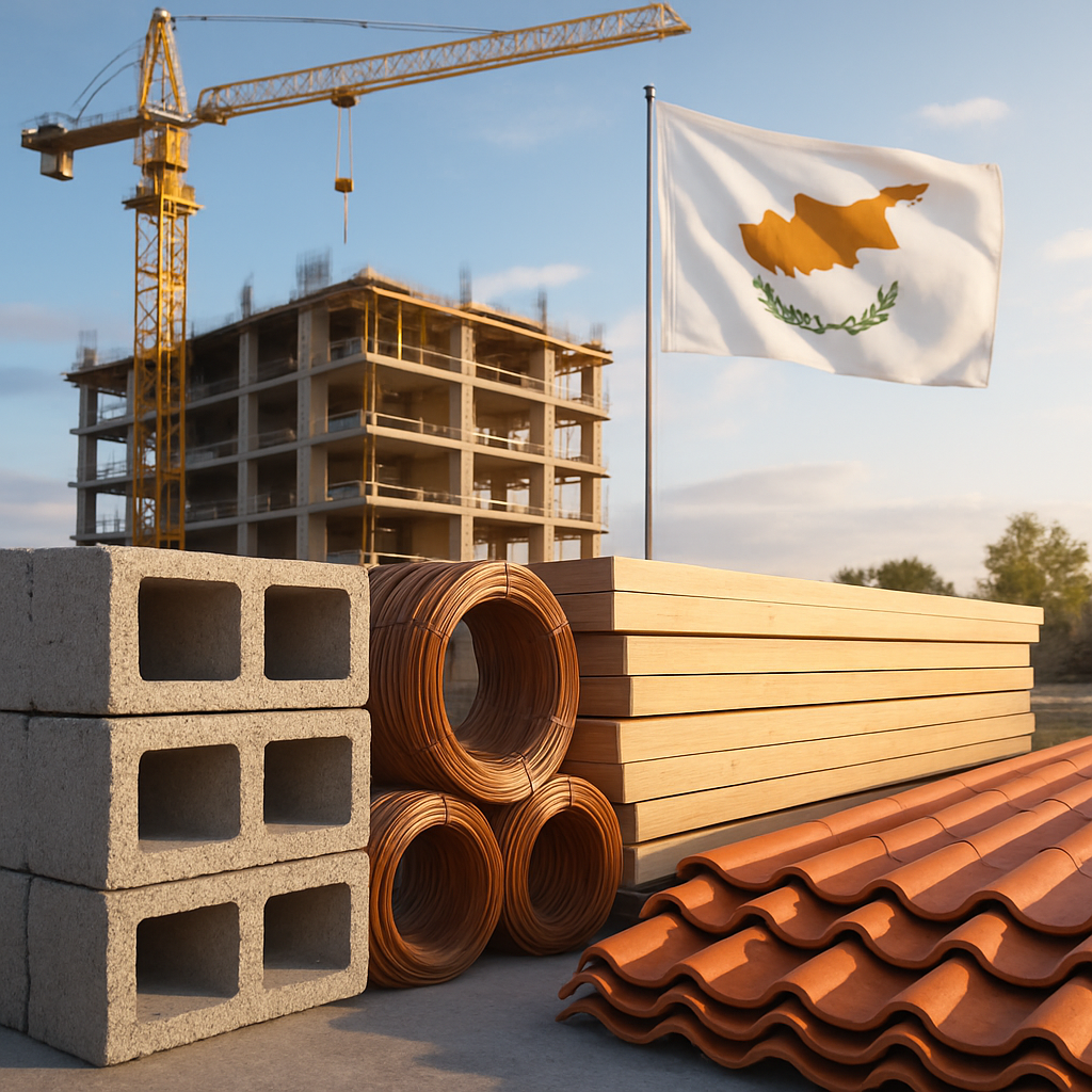 Construction Material Prices in Cyprus See 3.39% Annual Increase in August 2026