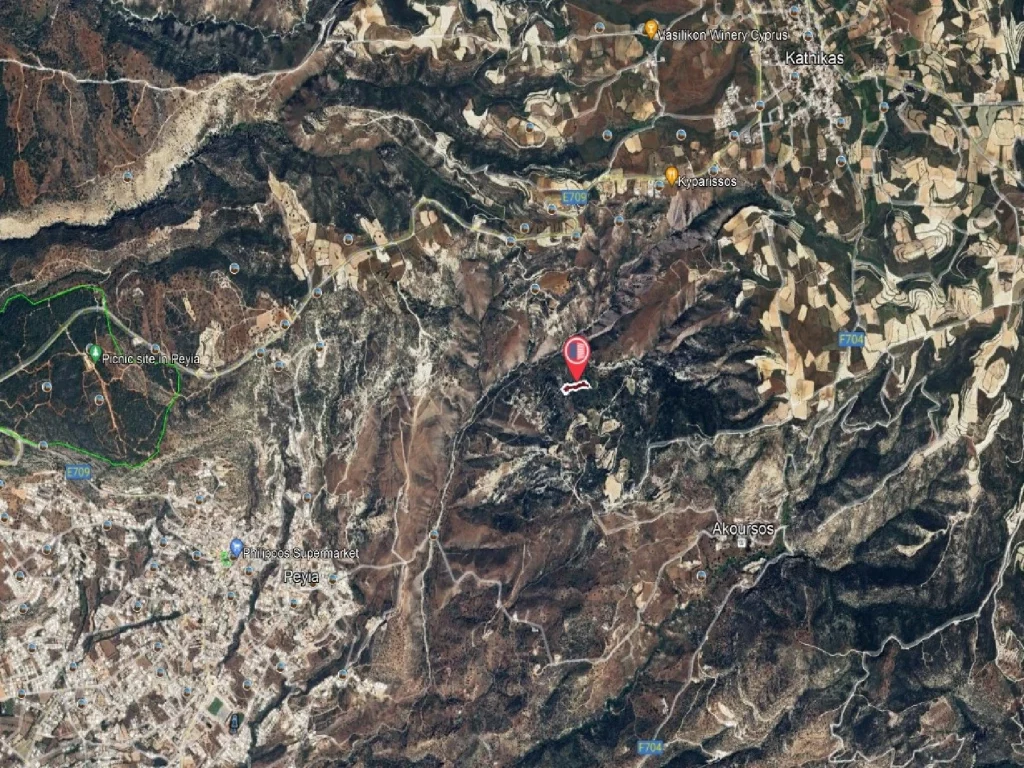 7,693m² Plot for Sale in Pegeia, Paphos District