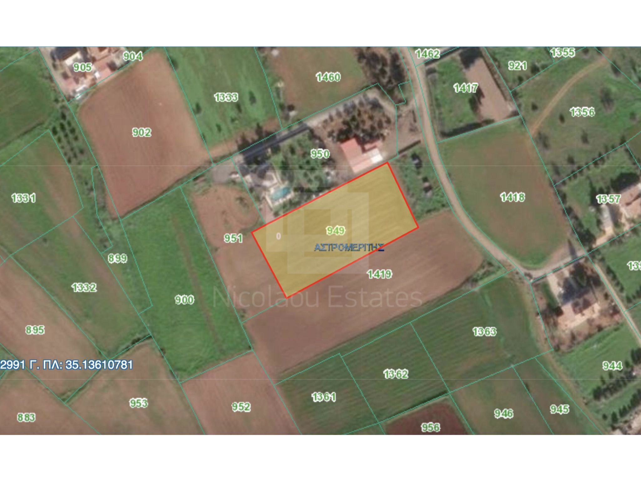 4,014m² Plot for Sale in Astromeritis, Nicosia District