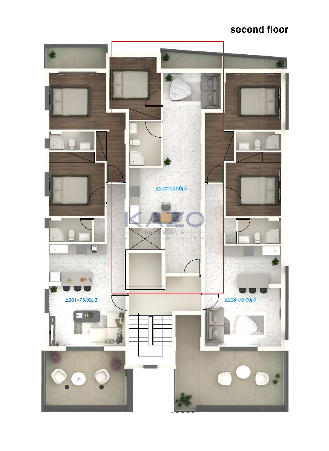 1 Bedroom Apartment for Sale in Larnaca – Agios Nikolaos