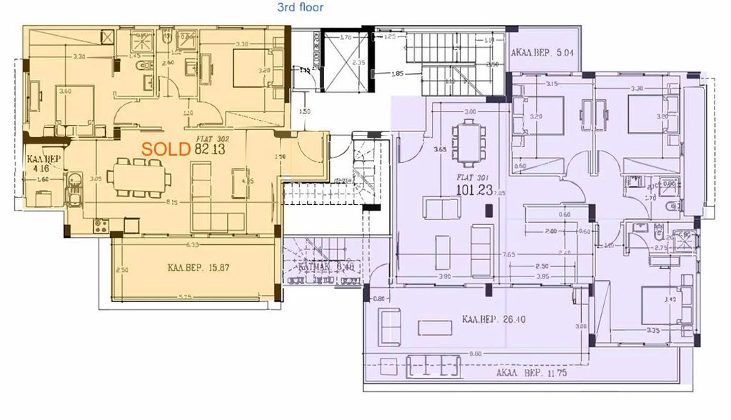 3 Bedroom Apartment for Sale in Paphos – Anavargos