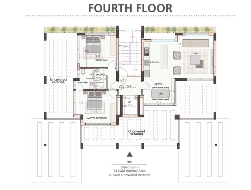 2 Bedroom Apartment for Sale in Paphos – Universal