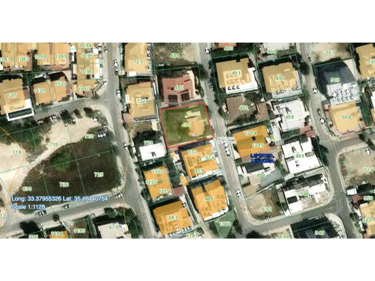 606m² Plot for Sale in Nicosia – Lykavitos