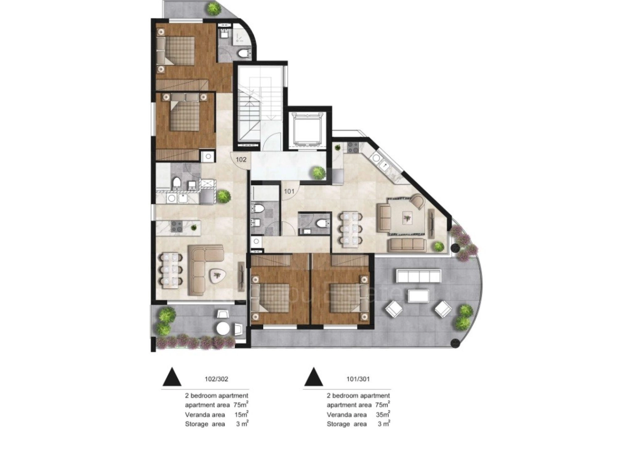 2 Bedroom Apartment for Sale in Limassol – Agios Athanasios
