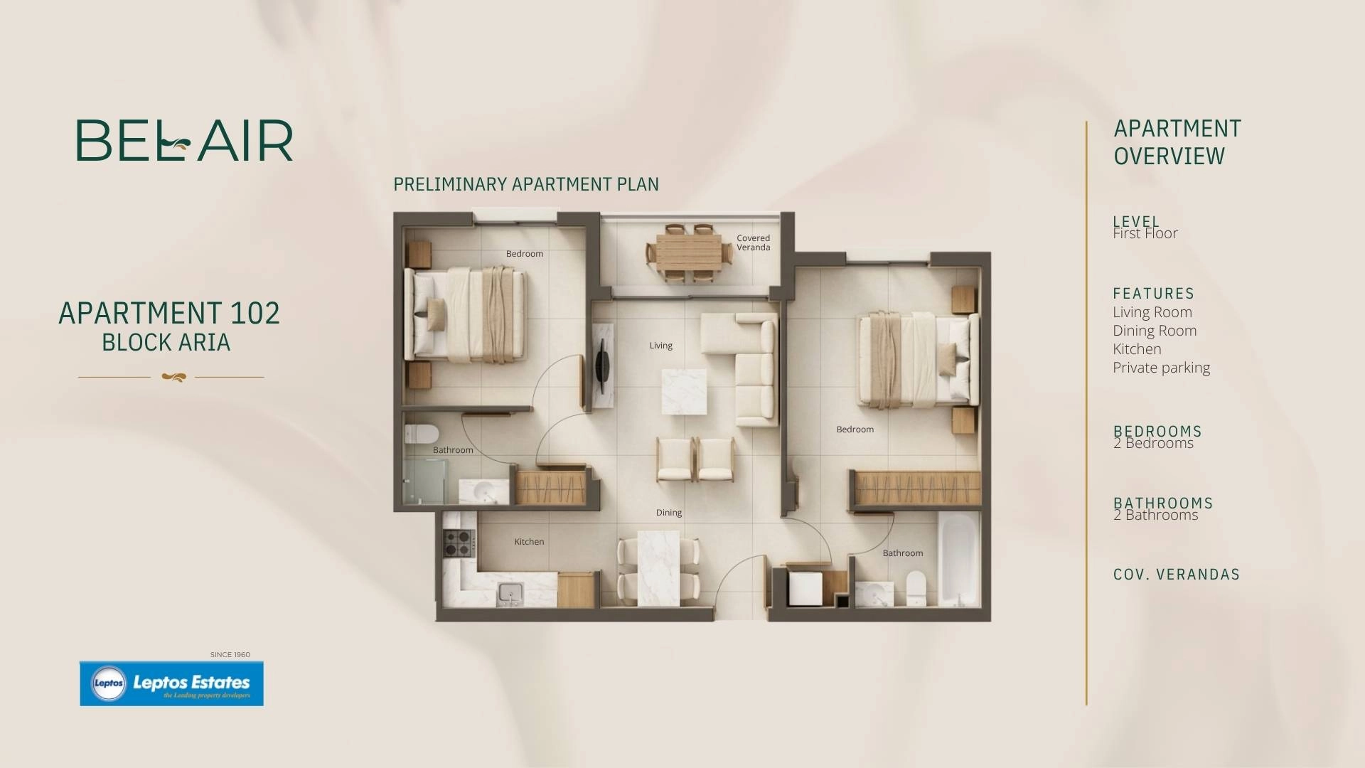 2 Bedroom Apartment for Sale in Geroskipou, Paphos District
