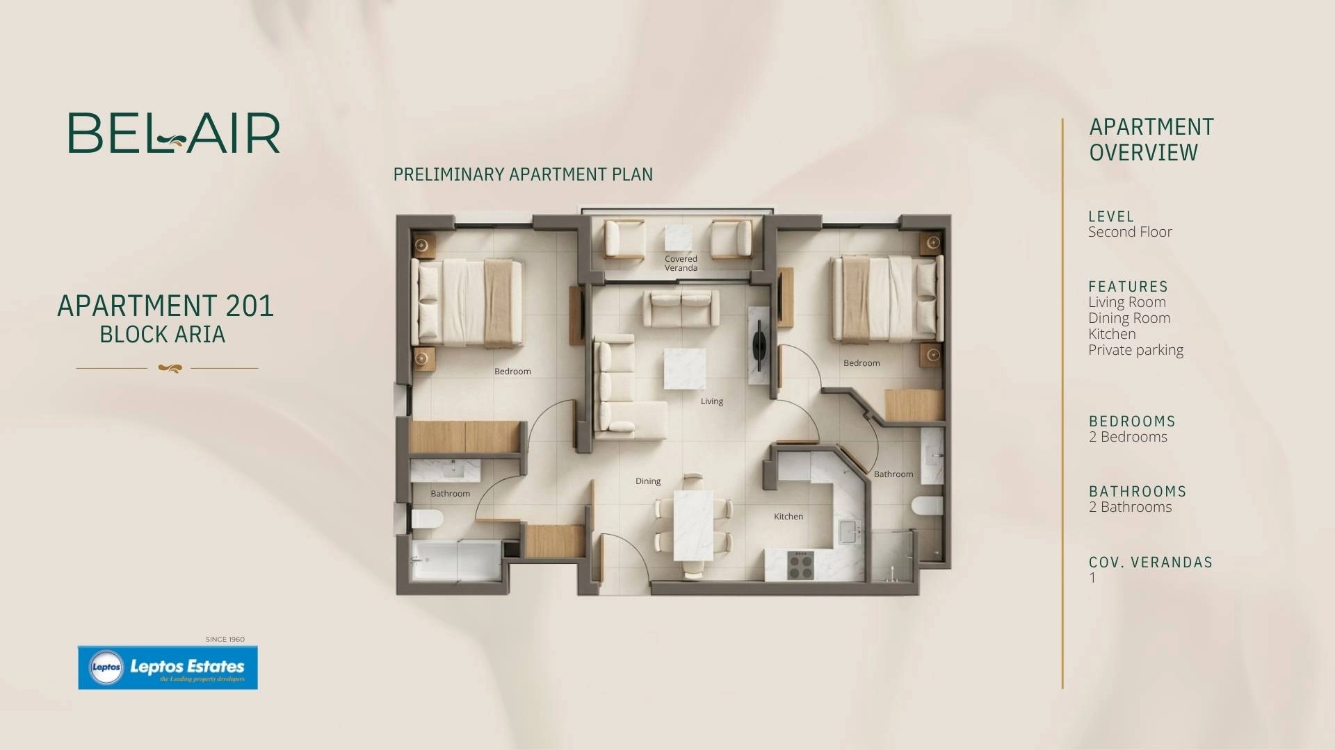 2 Bedroom Apartment for Sale in Geroskipou, Paphos District
