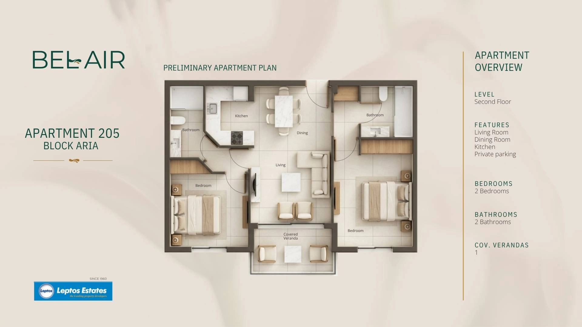 2 Bedroom Apartment for Sale in Geroskipou, Paphos District