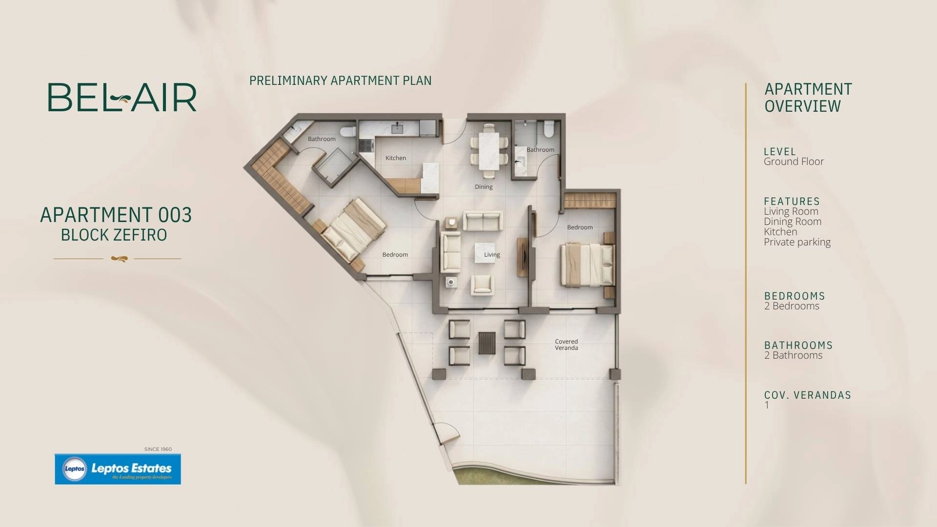 2 Bedroom Apartment for Sale in Geroskipou, Paphos District