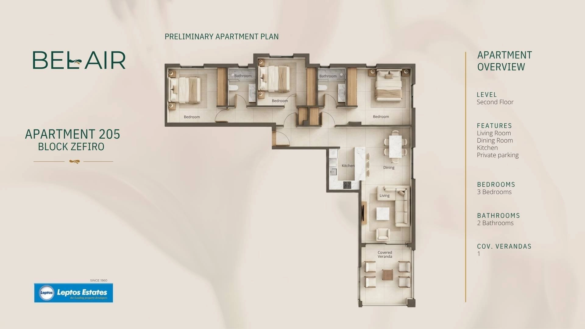3 Bedroom Apartment for Sale in Geroskipou, Paphos District