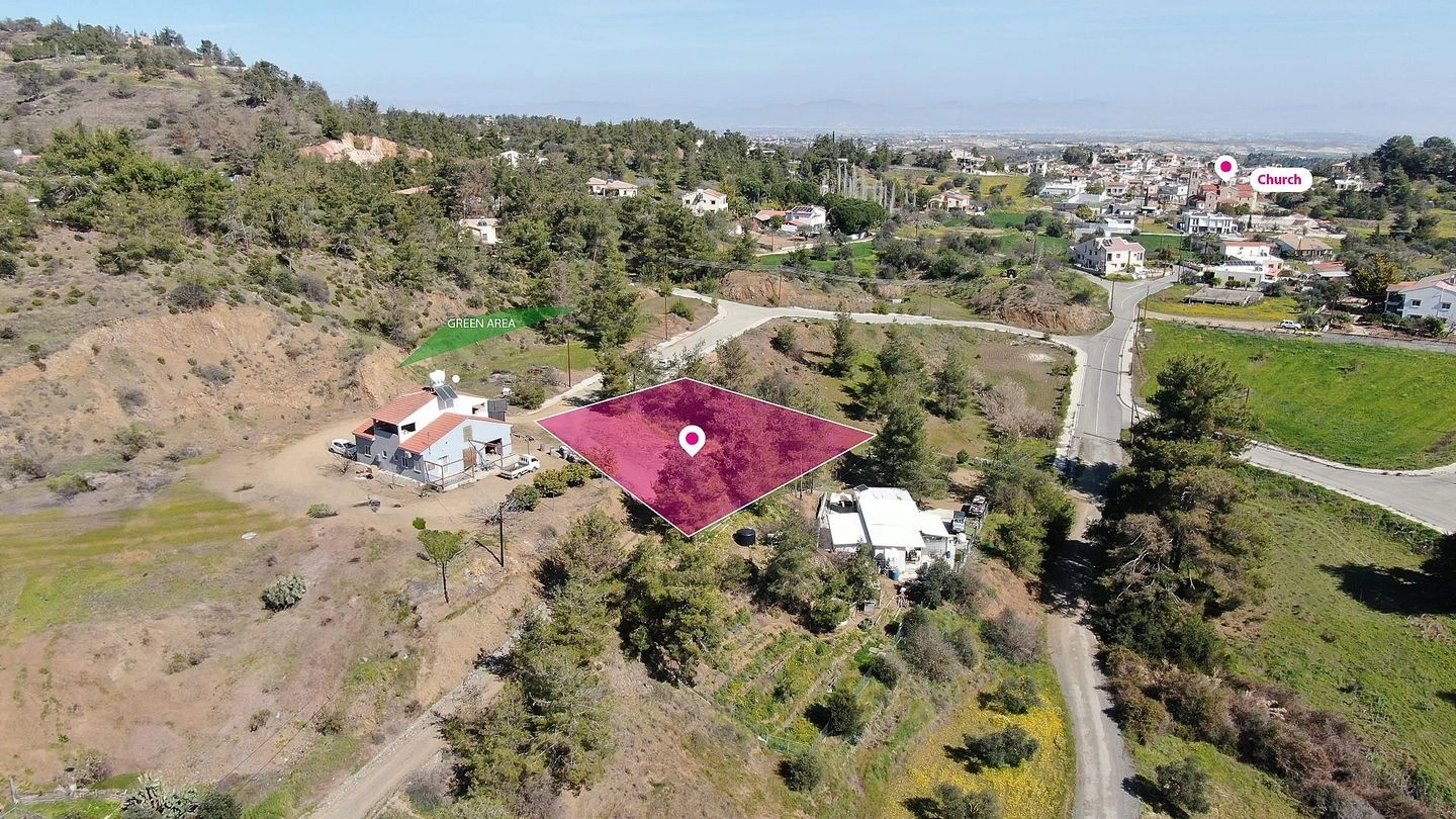 1,449m² Plot for Sale in Kapedes, Nicosia District
