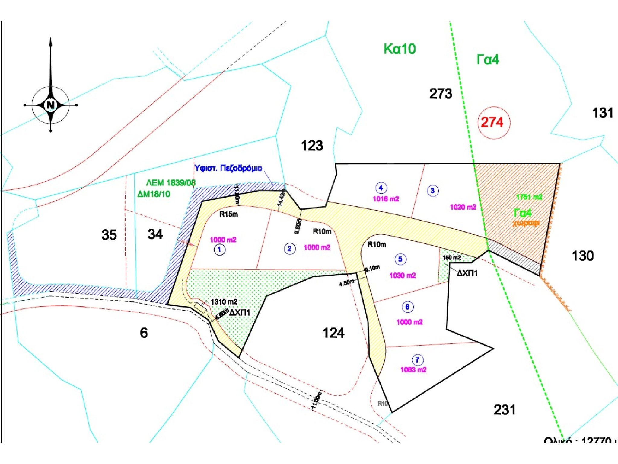 1,000m² Plot for Sale in Limassol – Panthea