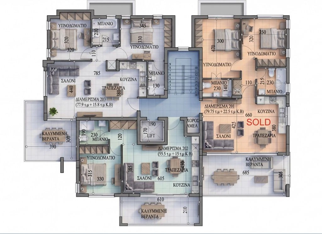 1 Bedroom Apartment for Sale in Larnaca