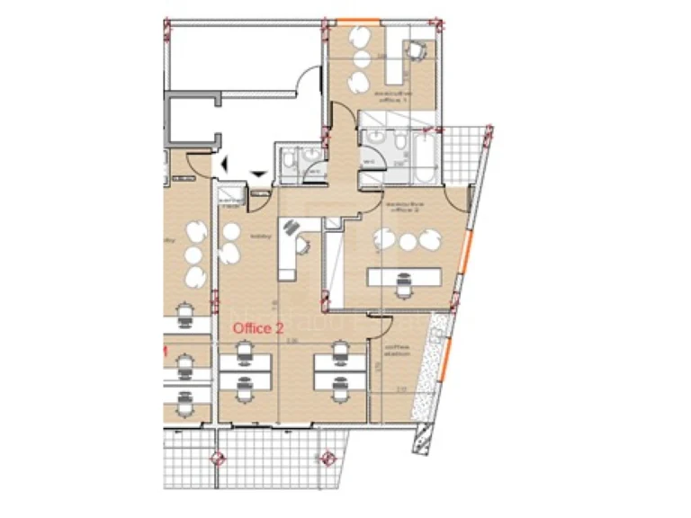 100m² Office for Rent in Limassol – Neapolis