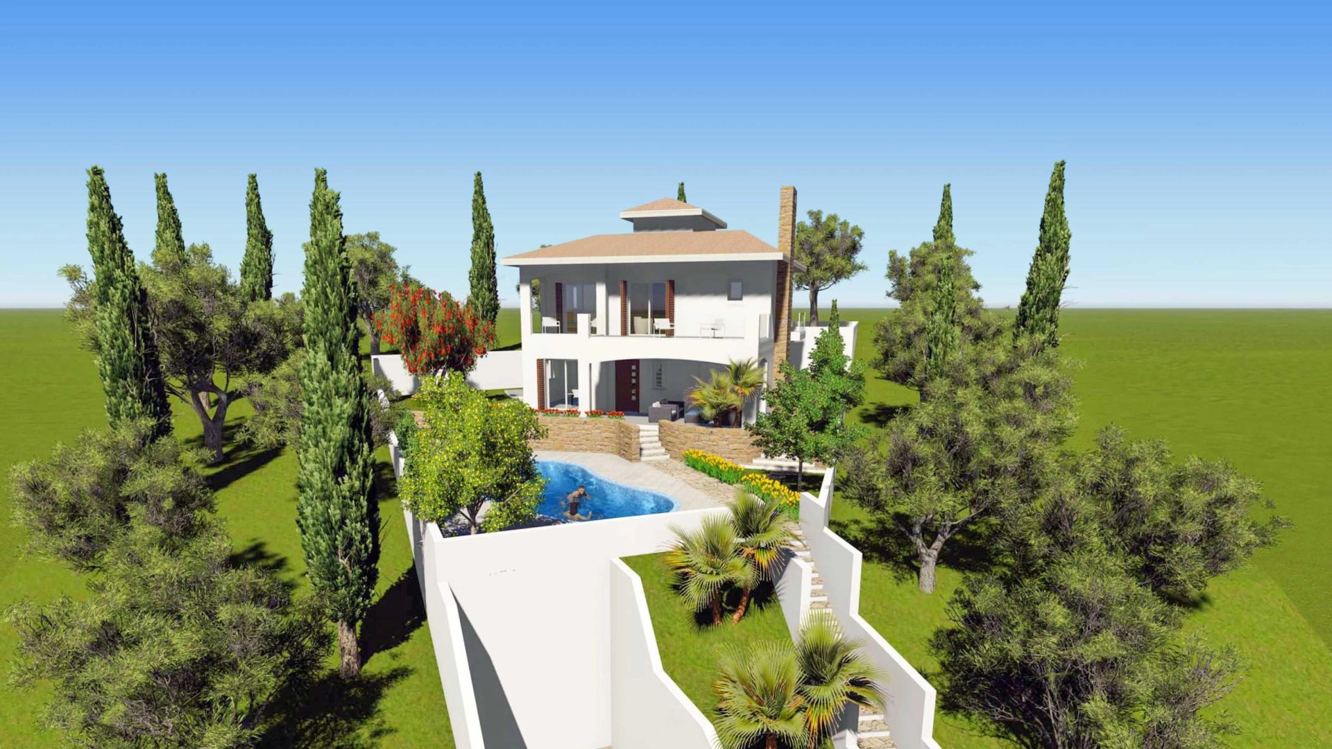 4 Bedroom House for Sale in Kamares, Paphos District
