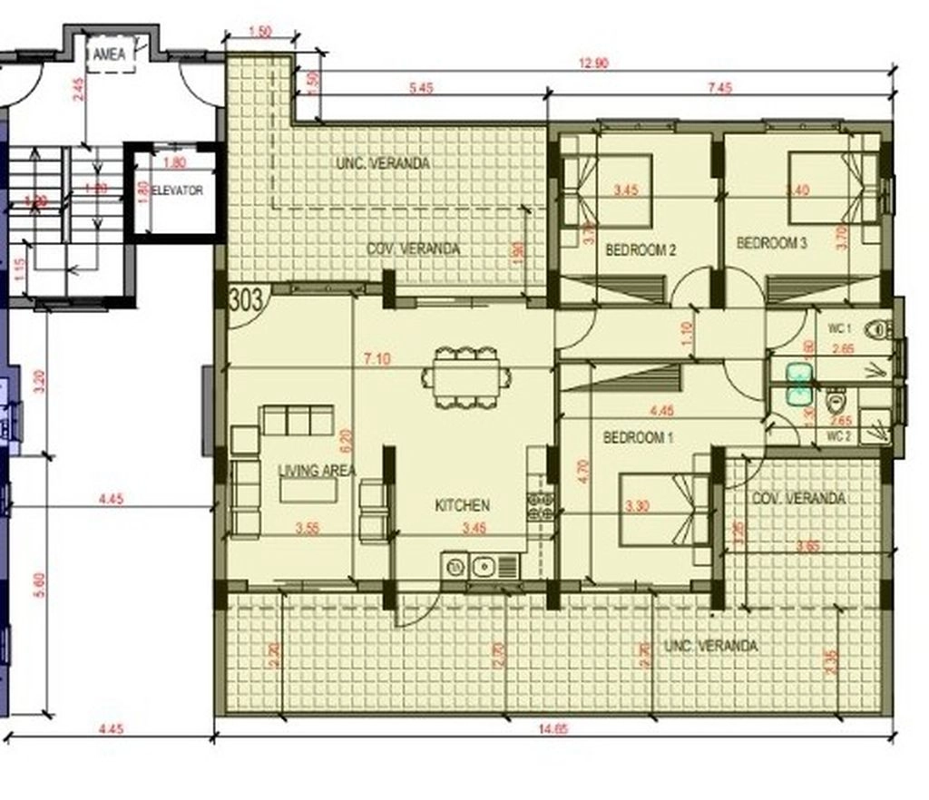 3 Bedroom Apartment for Sale in Kato Paphos