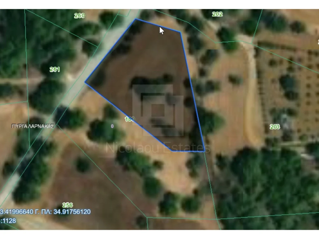 2,500m² Plot for Sale in Pyrga Larnakas, Larnaca District