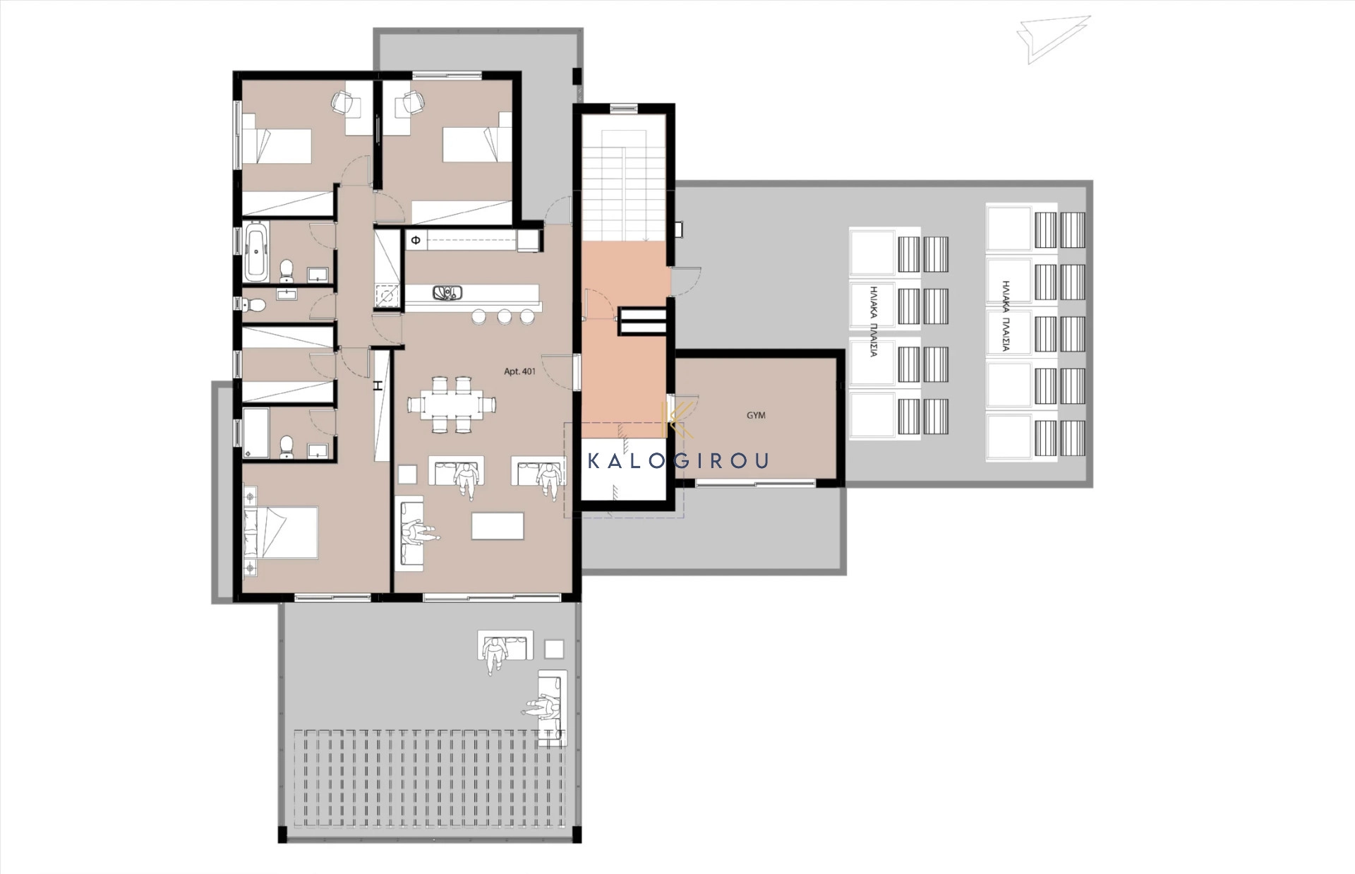 3 Bedroom Apartment for Sale in Limassol – Mesa Geitonia