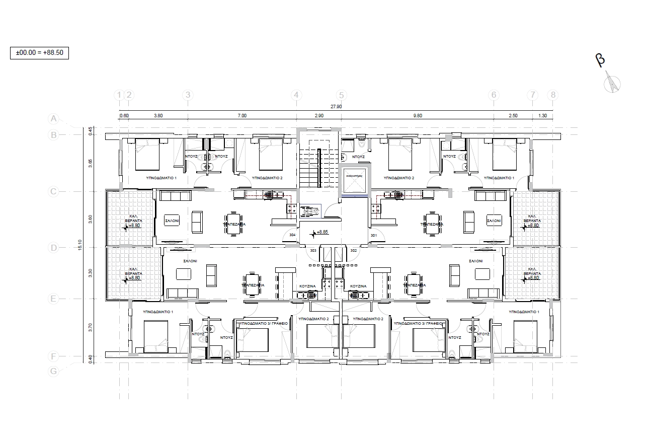3 Bedroom Apartment for Sale in Paphos – Agios Theodoros