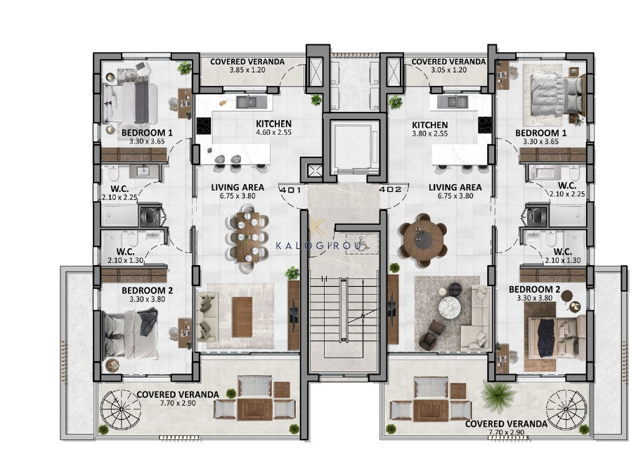 2 Bedroom Apartment for Sale in Drosia, Larnaca District