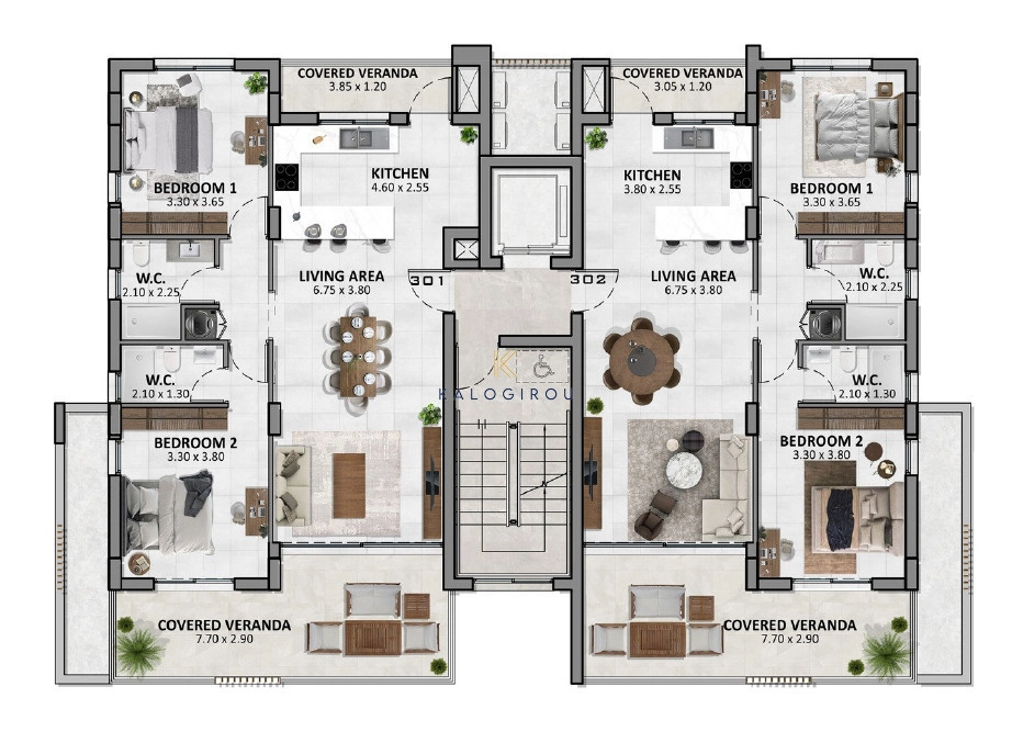 2 Bedroom Apartment for Sale in Drosia, Larnaca District