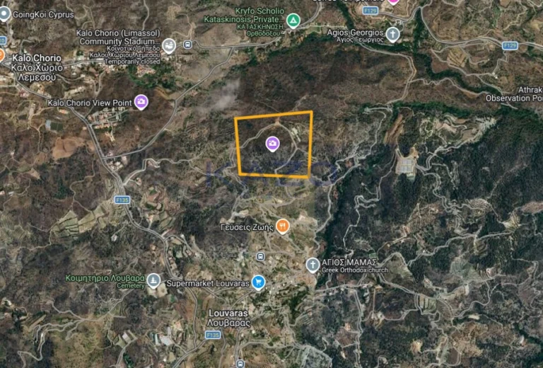 20,736m² Plot for Sale in Louvaras, Limassol District