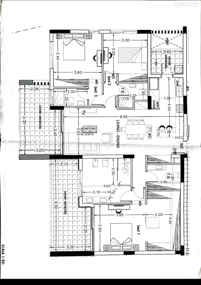 3 Bedroom Apartment for Sale in Limassol – Agios Athanasios
